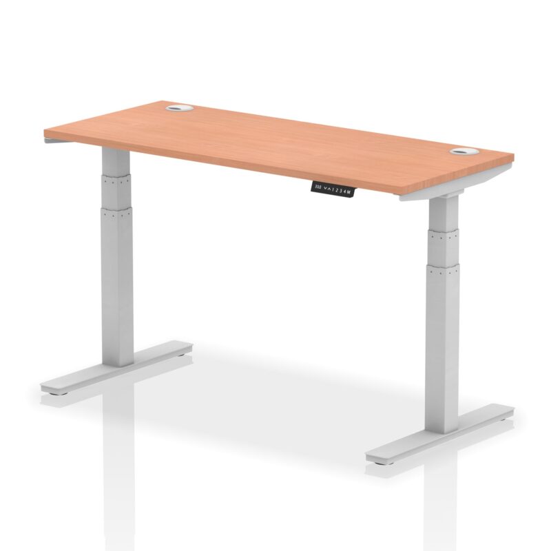 OE - Air Height Adjustable Slimline Desk With Cable Ports - Image 81