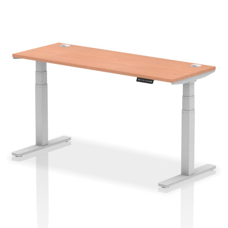 OE - Air Height Adjustable Slimline Desk With Cable Ports - Image 82
