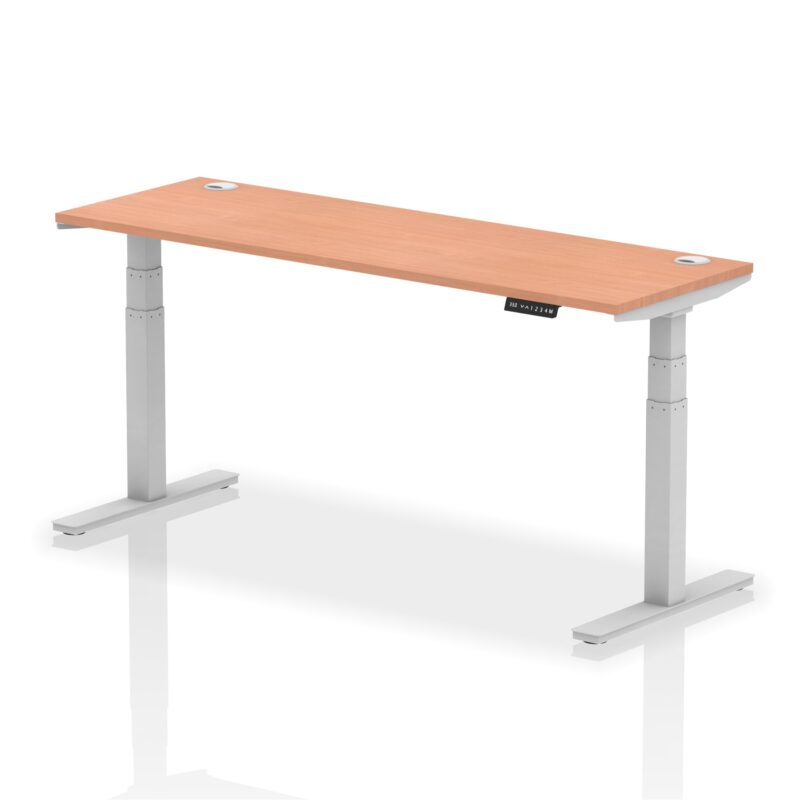 OE - Air Height Adjustable Slimline Desk With Cable Ports - Image 83