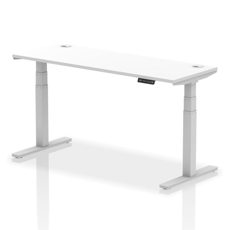 OE - Air Height Adjustable Slimline Desk With Cable Ports - Image 90