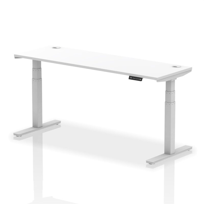 OE - Air Height Adjustable Slimline Desk With Cable Ports - Image 91