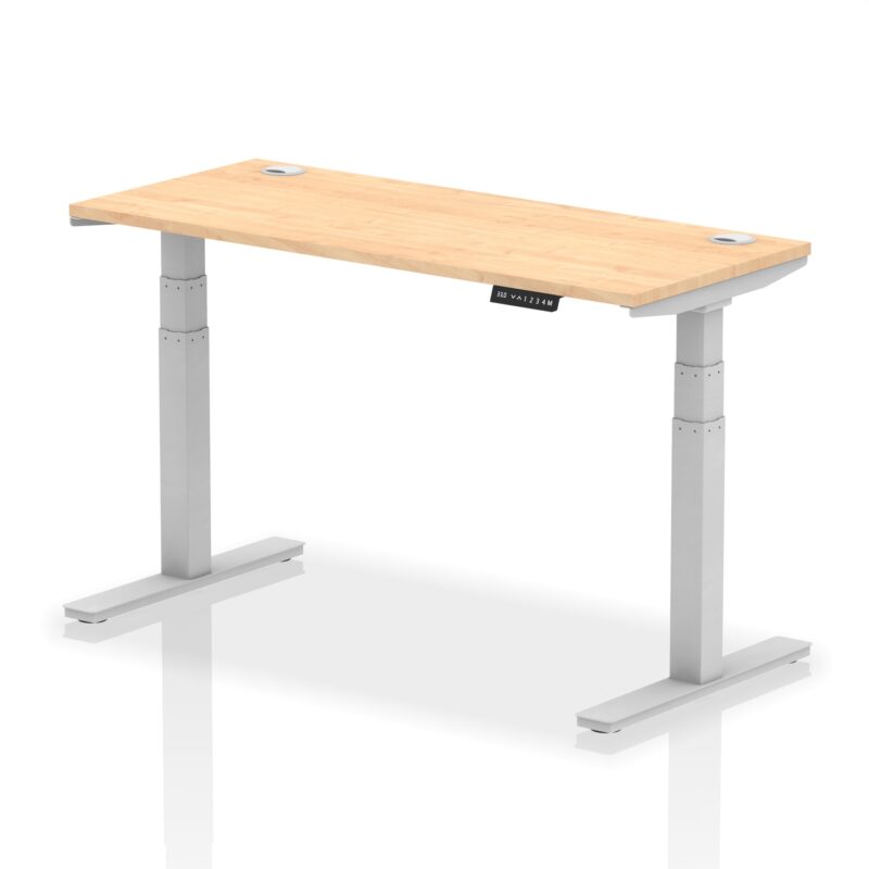 OE - Air Height Adjustable Slimline Desk With Cable Ports - Image 93