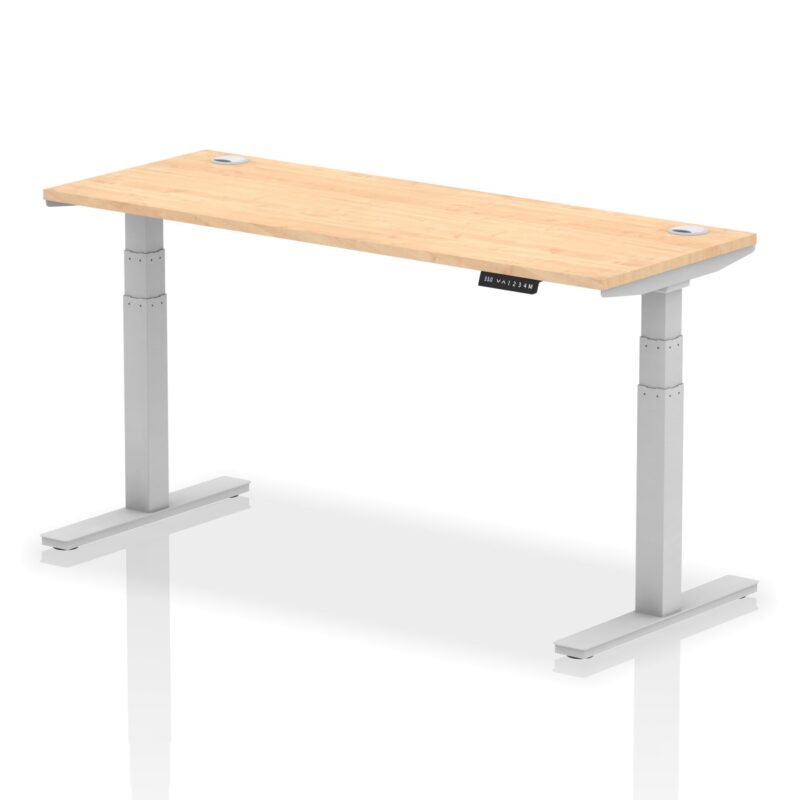 OE - Air Height Adjustable Slimline Desk With Cable Ports - Image 94