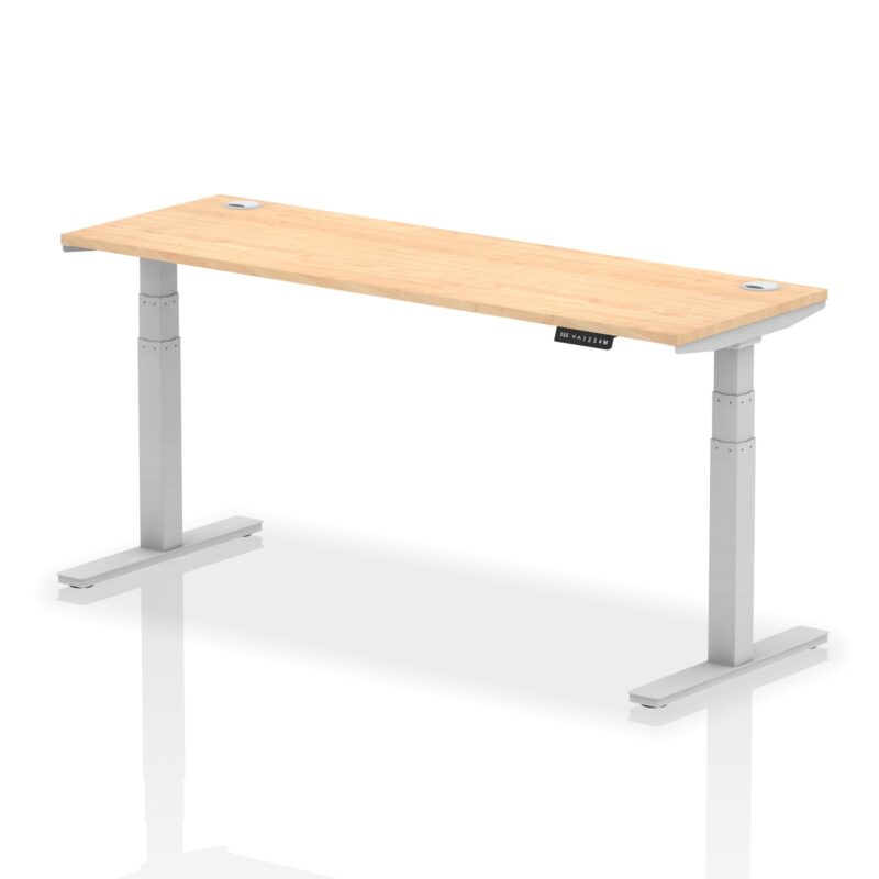 OE - Air Height Adjustable Slimline Desk With Cable Ports - Image 95