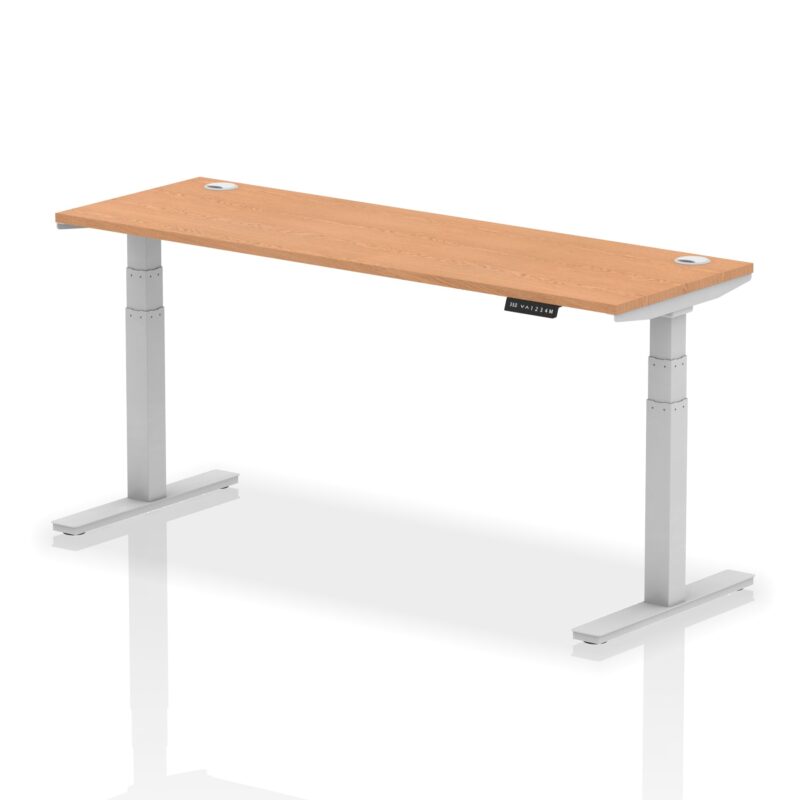 OE - Air Height Adjustable Slimline Desk With Cable Ports - Image 99