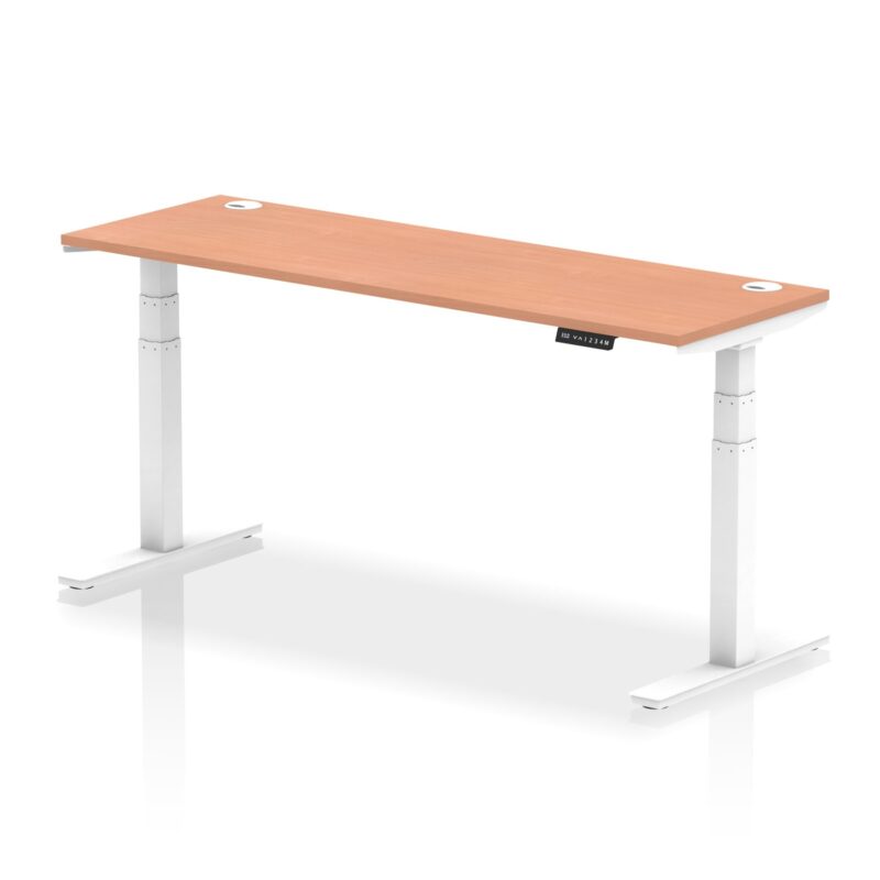 OE - Air Height Adjustable Slimline Desk With Cable Ports - Image 103