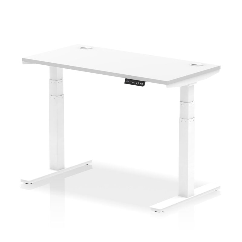OE - Air Height Adjustable Slimline Desk With Cable Ports - Image 108
