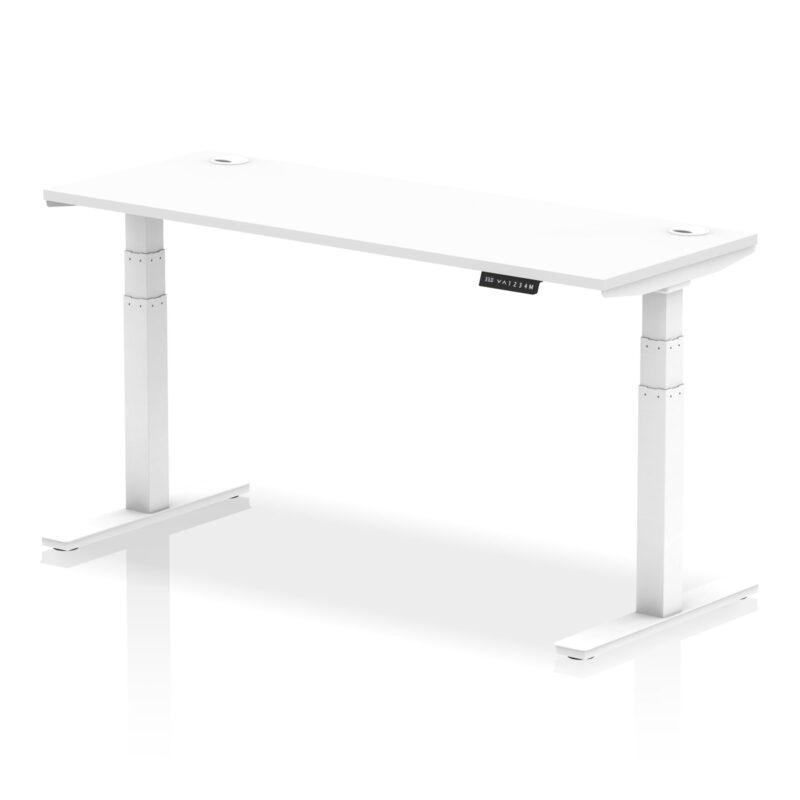 OE - Air Height Adjustable Slimline Desk With Cable Ports - Image 110