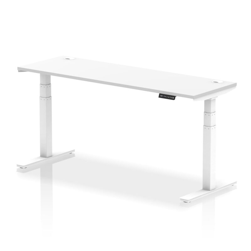 OE - Air Height Adjustable Slimline Desk With Cable Ports - Image 111