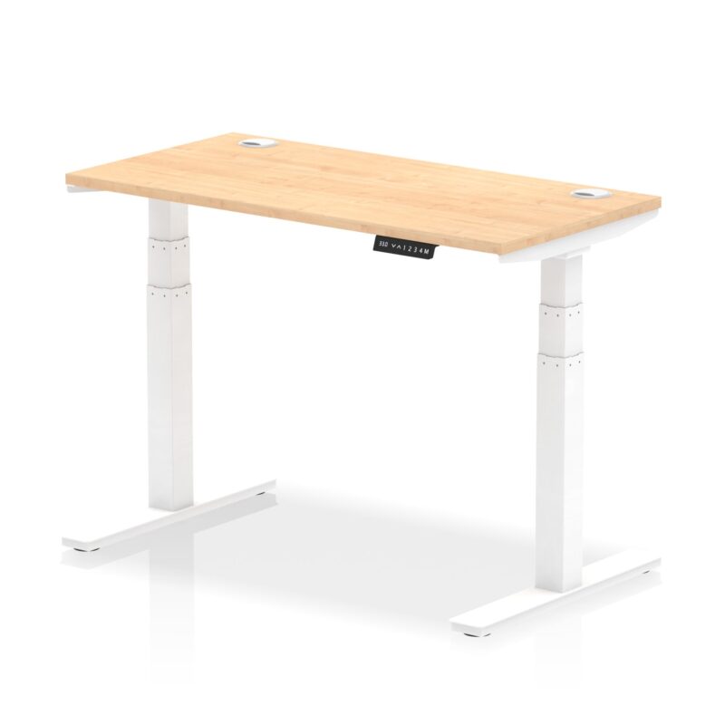 OE - Air Height Adjustable Slimline Desk With Cable Ports - Image 112