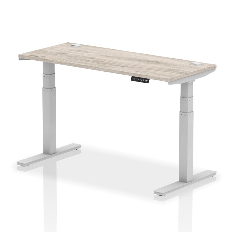 OE - Air Height Adjustable Slimline Desk With Cable Ports - Image 121
