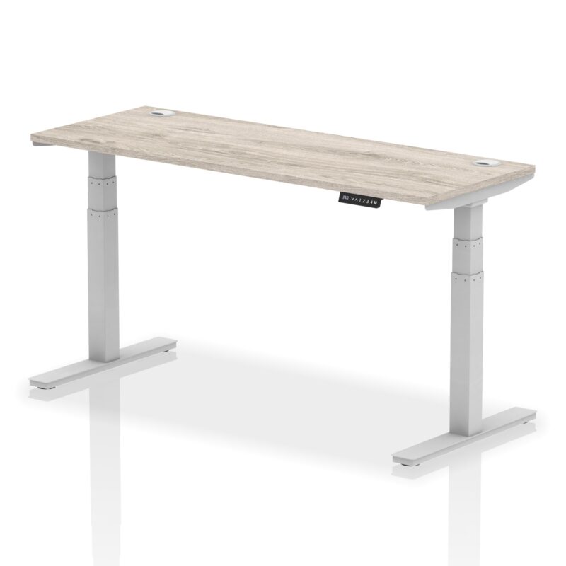 OE - Air Height Adjustable Slimline Desk With Cable Ports - Image 122