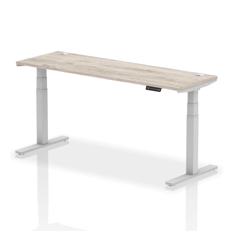 OE - Air Height Adjustable Slimline Desk With Cable Ports - Image 123