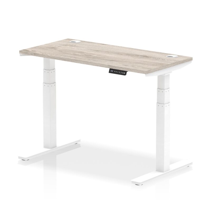 OE - Air Height Adjustable Slimline Desk With Cable Ports - Image 124