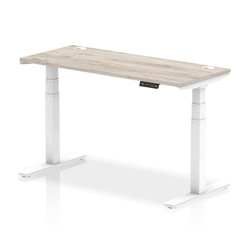 OE - Air Height Adjustable Slimline Desk With Cable Ports - Image 125