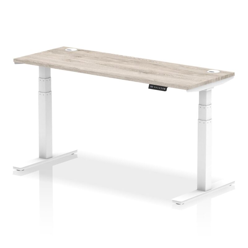 OE - Air Height Adjustable Slimline Desk With Cable Ports - Image 126