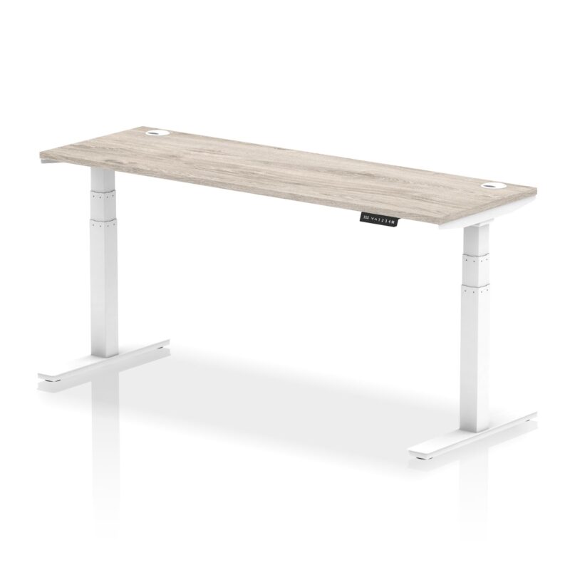 OE - Air Height Adjustable Slimline Desk With Cable Ports - Image 127