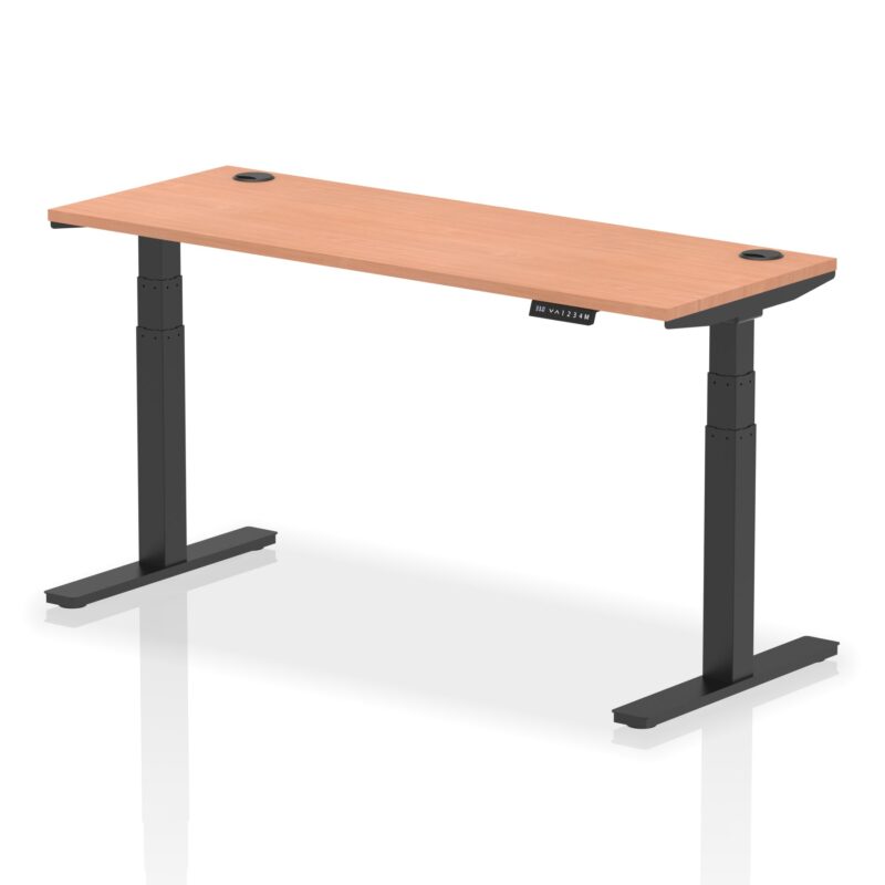 OE - Air Height Adjustable Slimline Desk With Cable Ports - Image 129