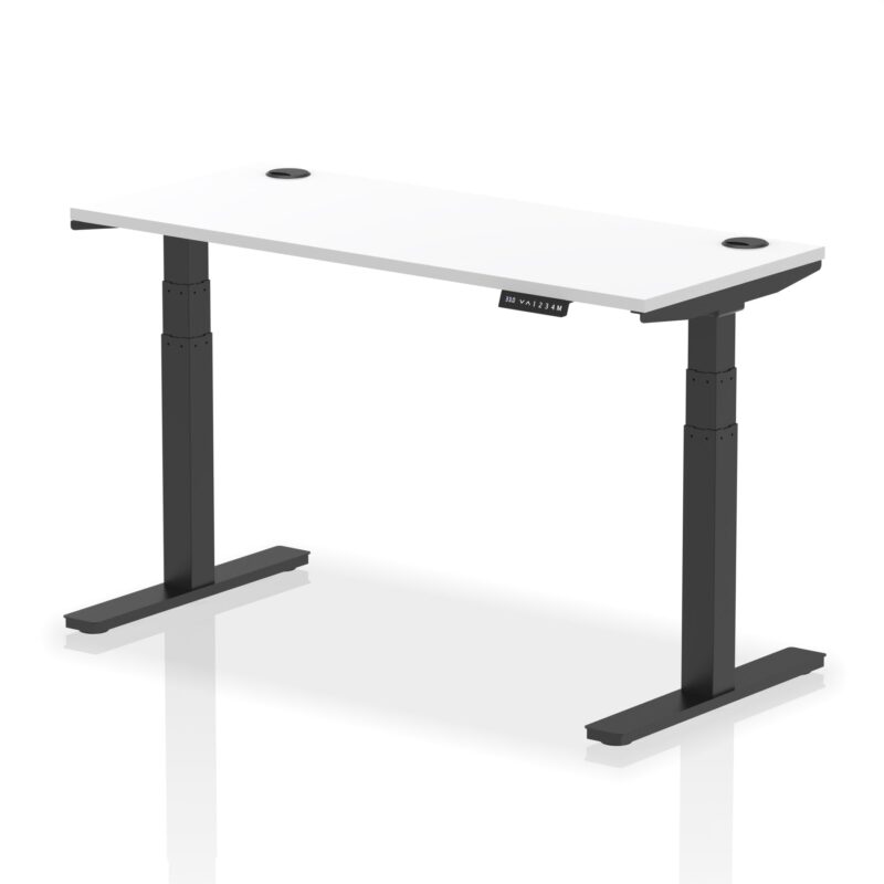 OE - Air Height Adjustable Slimline Desk With Cable Ports - Image 136
