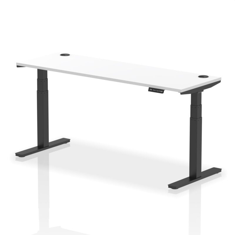 OE - Air Height Adjustable Slimline Desk With Cable Ports - Image 138