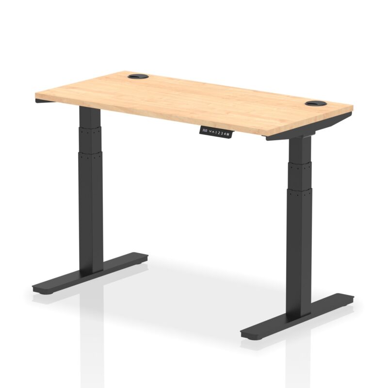OE - Air Height Adjustable Slimline Desk With Cable Ports - Image 139