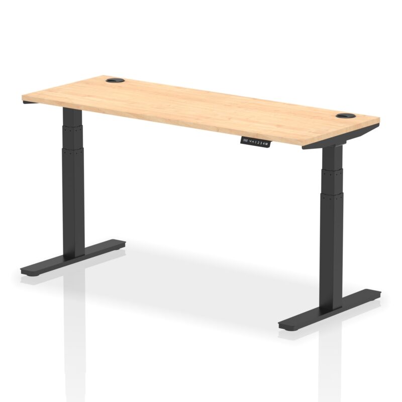 OE - Air Height Adjustable Slimline Desk With Cable Ports - Image 141