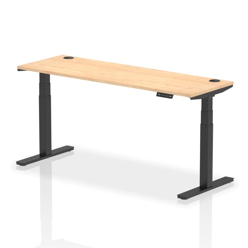 OE - Air Height Adjustable Slimline Desk With Cable Ports - Image 142