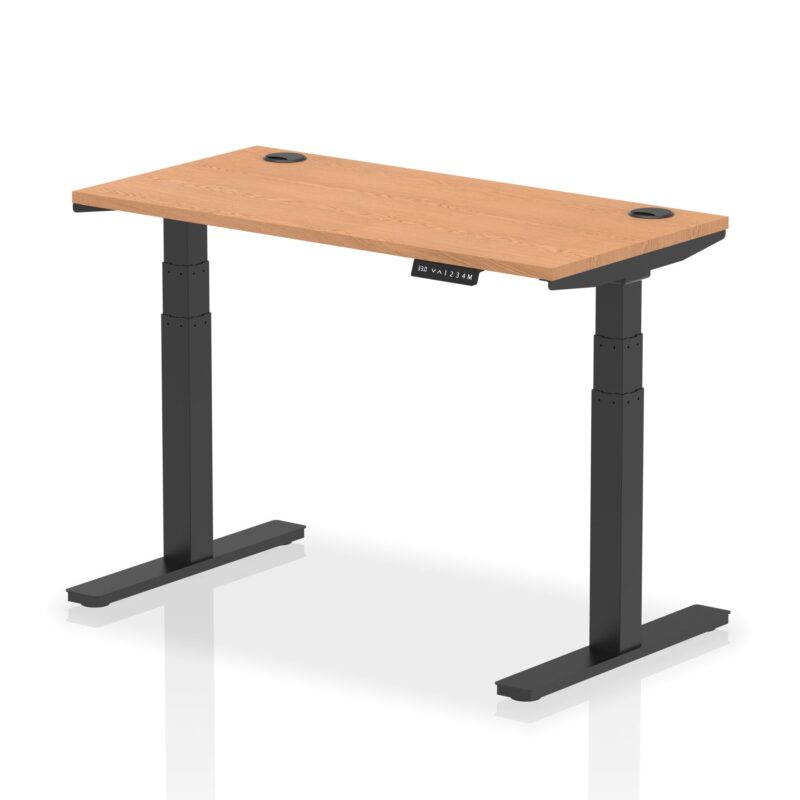 OE - Air Height Adjustable Slimline Desk With Cable Ports - Image 143