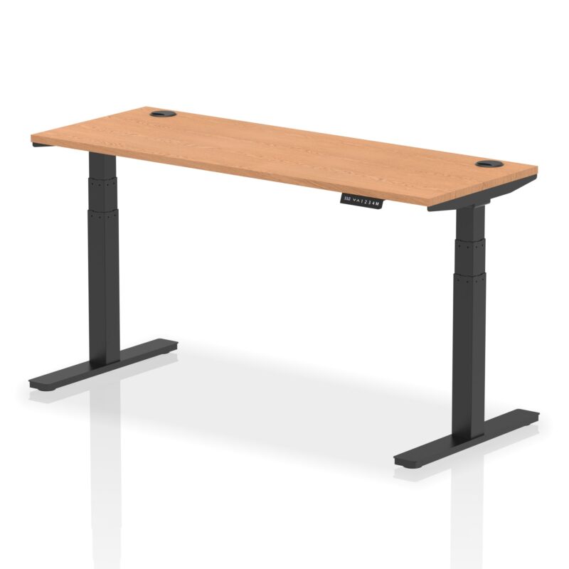 OE - Air Height Adjustable Slimline Desk With Cable Ports - Image 145
