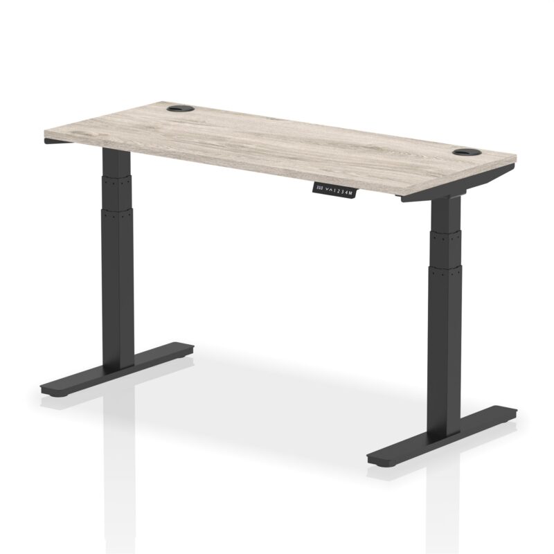 OE - Air Height Adjustable Slimline Desk With Cable Ports - Image 148