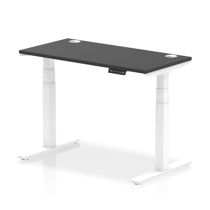 OE - Air Height Adjustable Slimline Desk With Cable Ports - Image 153