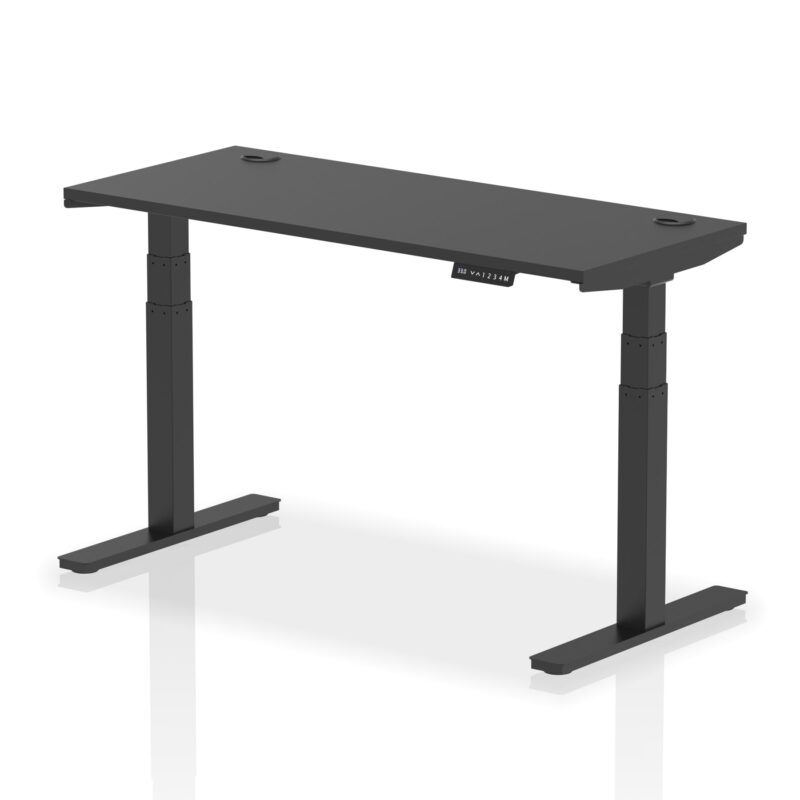 OE - Air Height Adjustable Slimline Desk With Cable Ports - Image 154