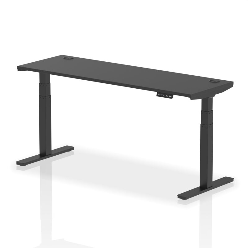 OE - Air Height Adjustable Slimline Desk With Cable Ports - Image 160