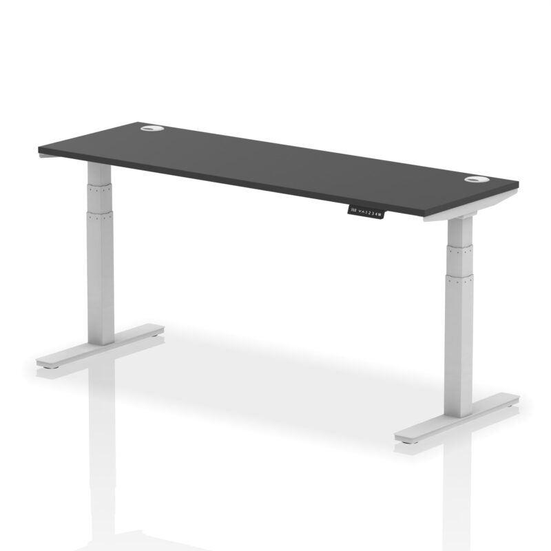 OE - Air Height Adjustable Slimline Desk With Cable Ports - Image 161