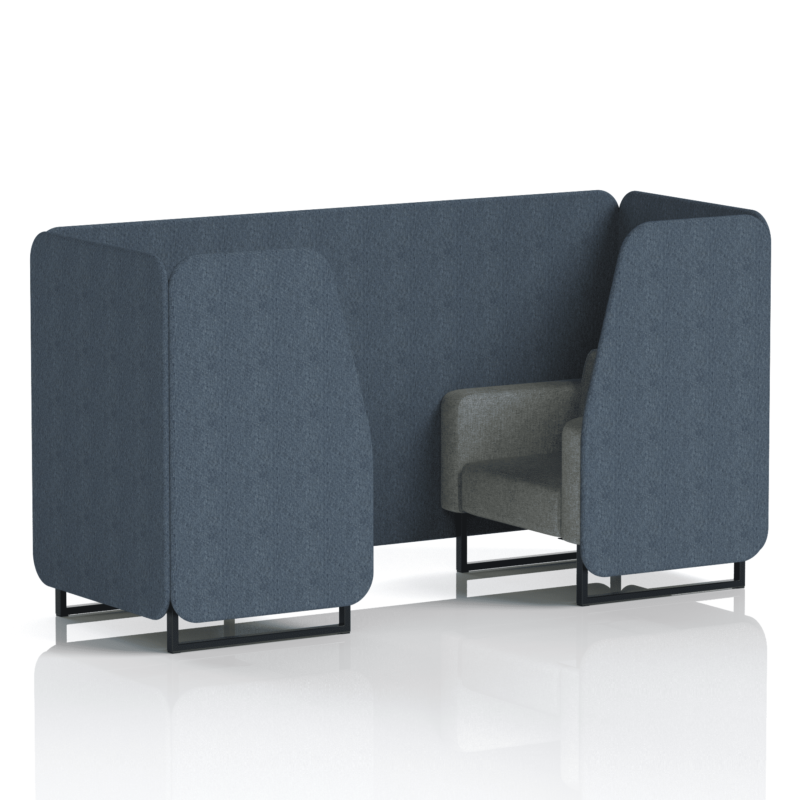 Brixworth Booth With Black Legs in Two Tone - Image 3