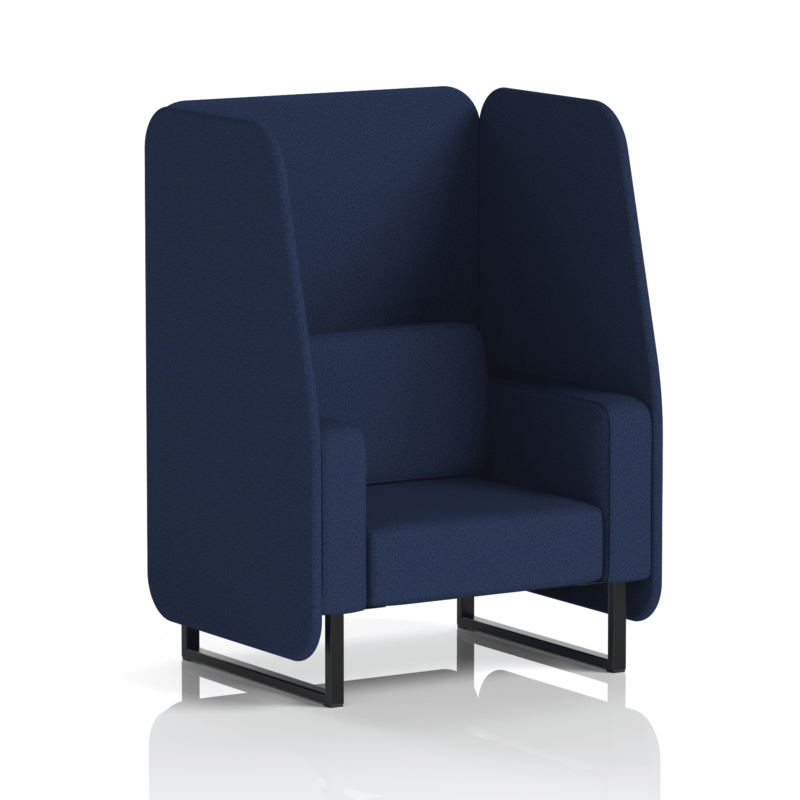 Brixworth Open Booth With Black Legs in Single Tone - Image 21