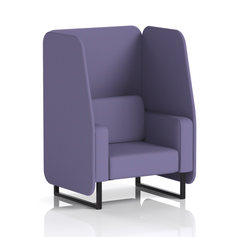 Brixworth Open Booth With Black Legs in Single Tone - Image 23
