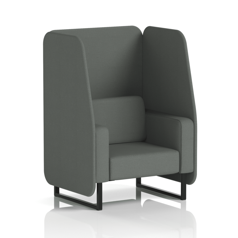Brixworth Open Booth With Black Legs in Single Tone - Image 27