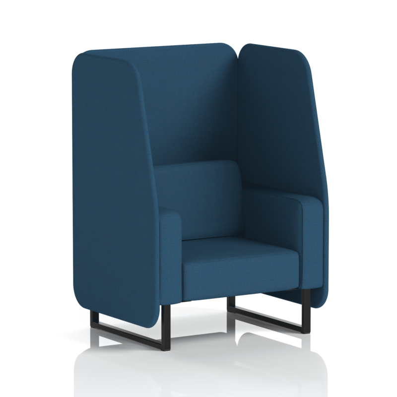 Brixworth Open Booth With Black Legs in Single Tone - Image 30