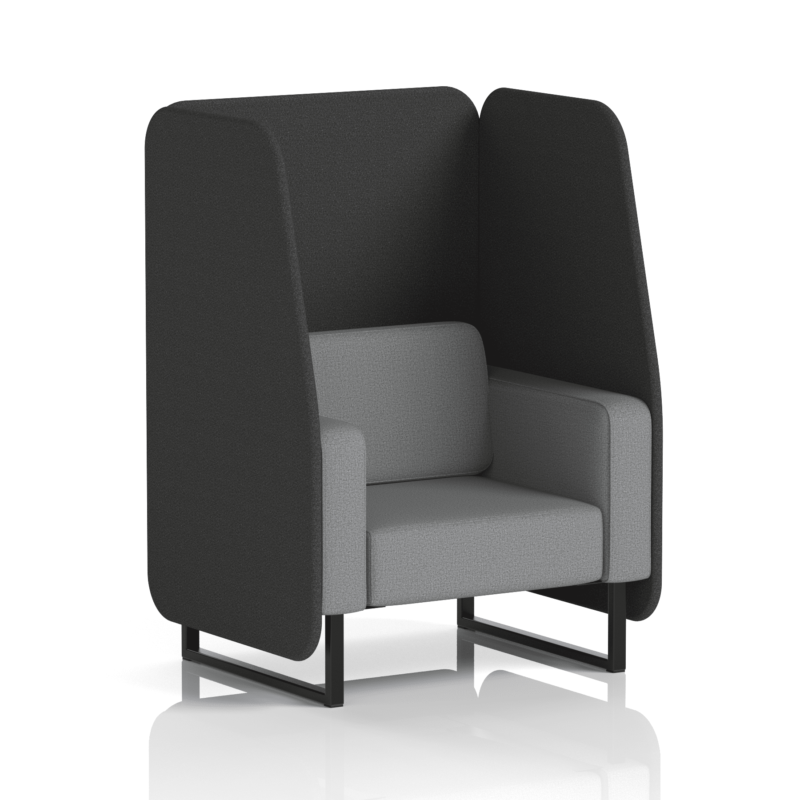 Brixworth Open Booth With Black Legs in Two Tone - Image 22