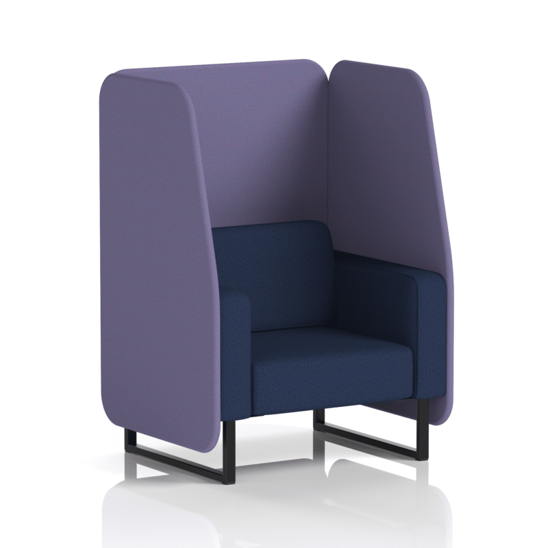Brixworth Open Booth With Black Legs in Two Tone - Image 23