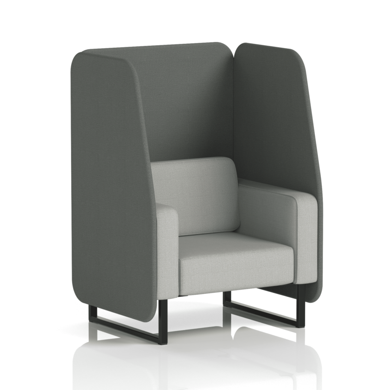 Brixworth Open Booth With Black Legs in Two Tone - Image 27