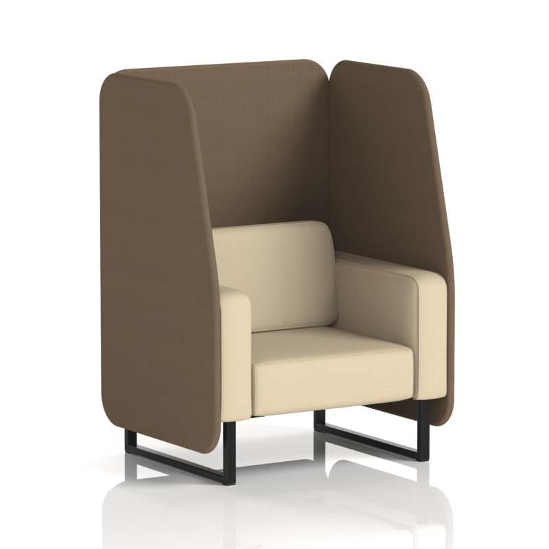 Brixworth Open Booth With Black Legs in Two Tone - Image 28