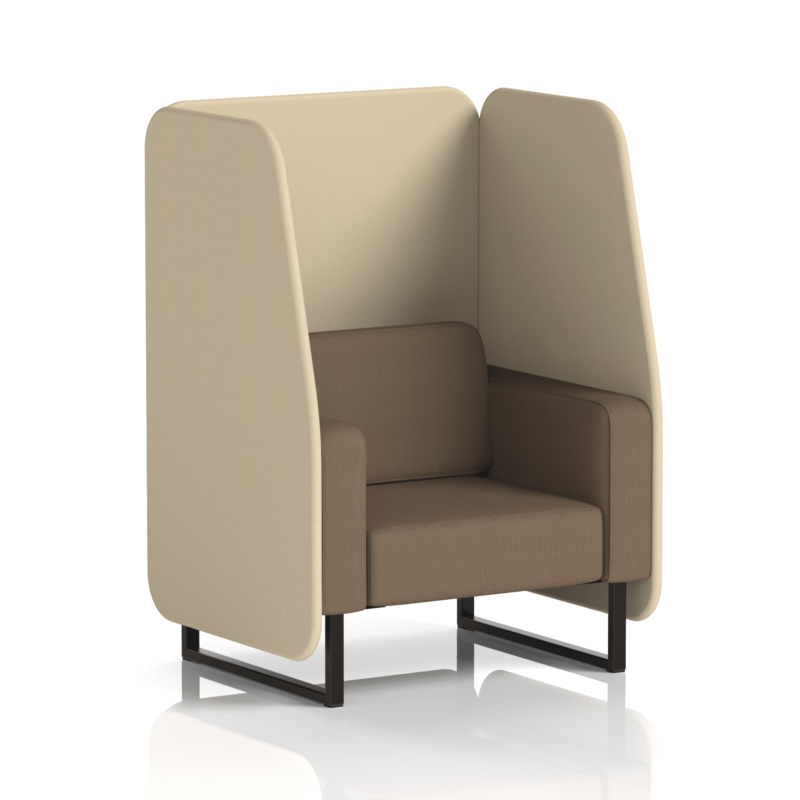 Brixworth Open Booth With Black Legs in Two Tone - Image 31