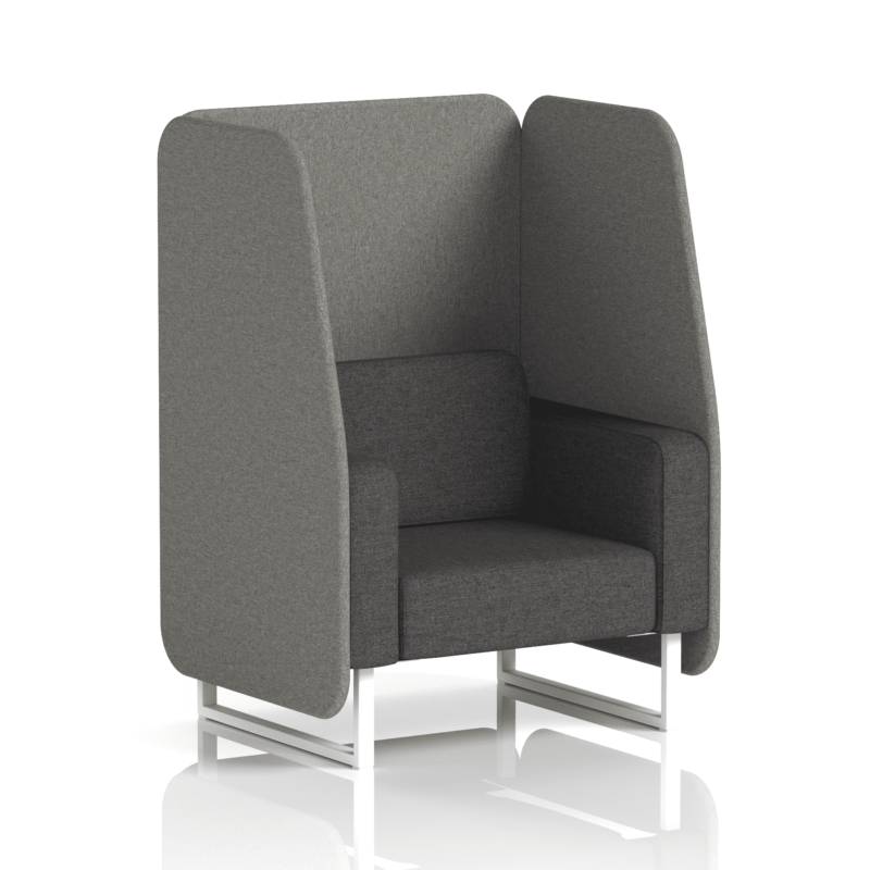Brixworth Open Booth With White Legs in Two Tone - Image 11