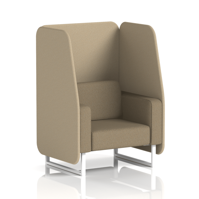 Brixworth Open Booth With White Legs in Two Tone - Image 18