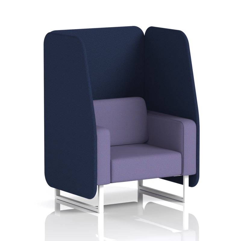Brixworth Open Booth With White Legs in Two Tone - Image 21