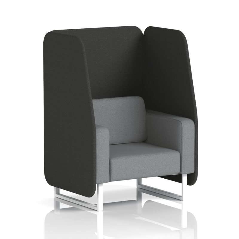Brixworth Open Booth With White Legs in Two Tone - Image 22