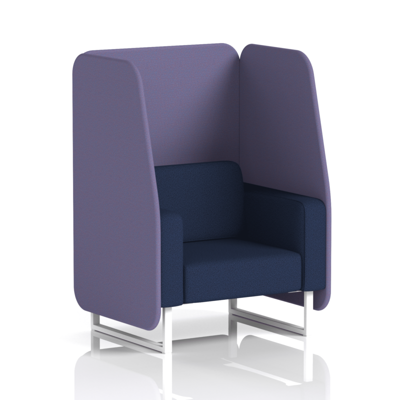 Brixworth Open Booth With White Legs in Two Tone - Image 23