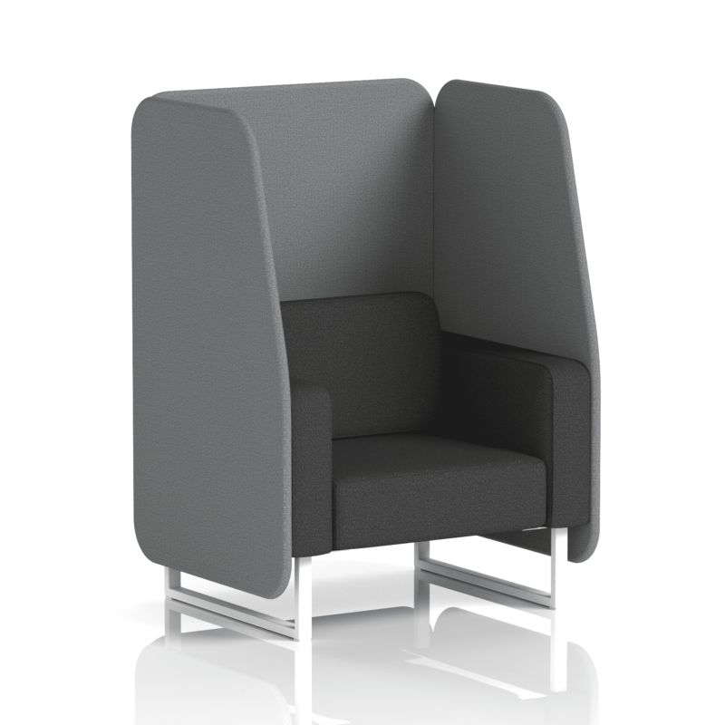 Brixworth Open Booth With White Legs in Two Tone - Image 24